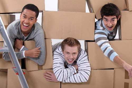 Removal van arriving for a local move in Friern Barnet