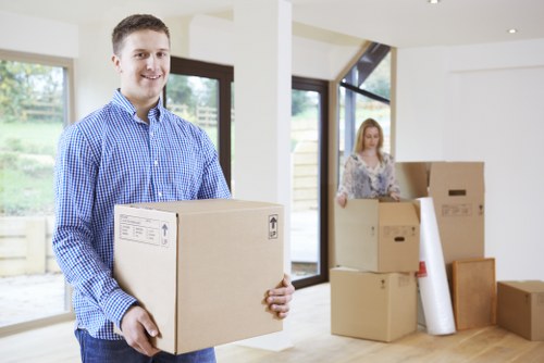Careful packing and furniture handling during a Friern Barnet house move