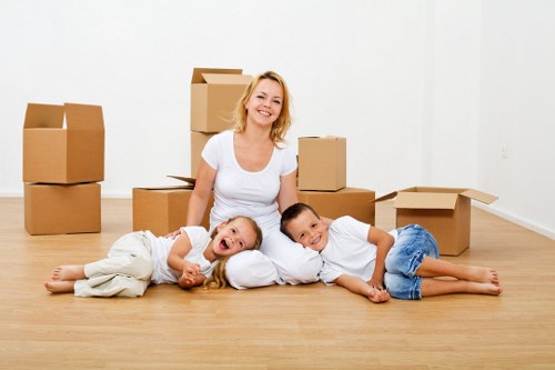 Local removal van handling a flat move in Friern Barnet