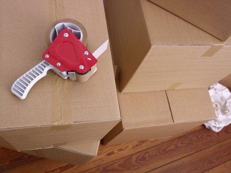 Charity donation items prepared for reuse in North London