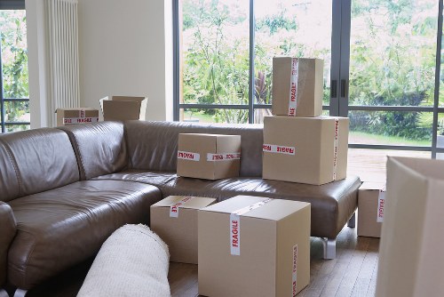 Local removals team planning access in Friern Barnet street